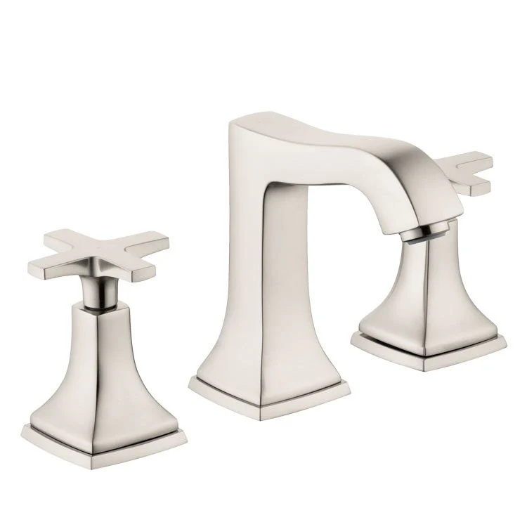 Metropol Classic 110 Two Handle Widespread Bathroom Faucet with Pop-Up Drain - Frankwebs