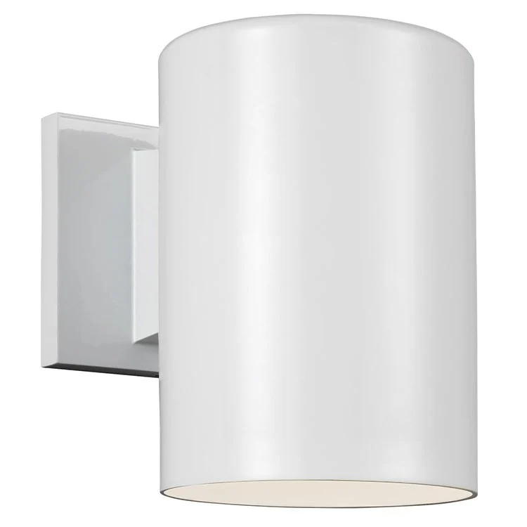 Outdoor Cylinders Single-Light LED Small Wall Sconce - Frankwebs