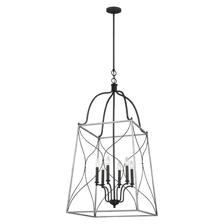 Carra Six-Light Large Foyer Pendant - Frankwebs