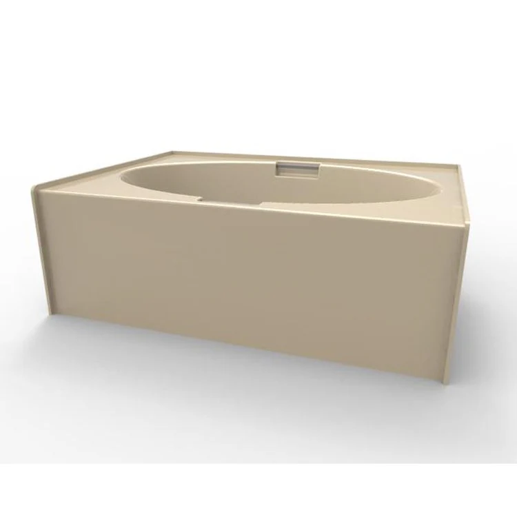Whirlpool Tub Studio Collection Marie 60 x 42 x 20 Inch Alcove Left Hand Drain Bone Rectangle - Frankwebs
