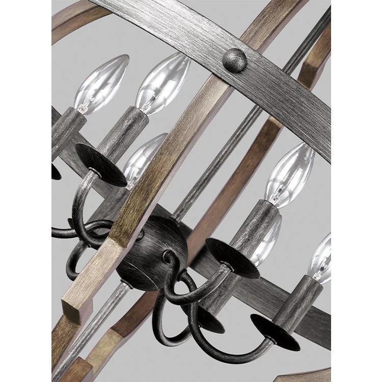 Socorro Six-Light LED Foyer Pendant - Frankwebs