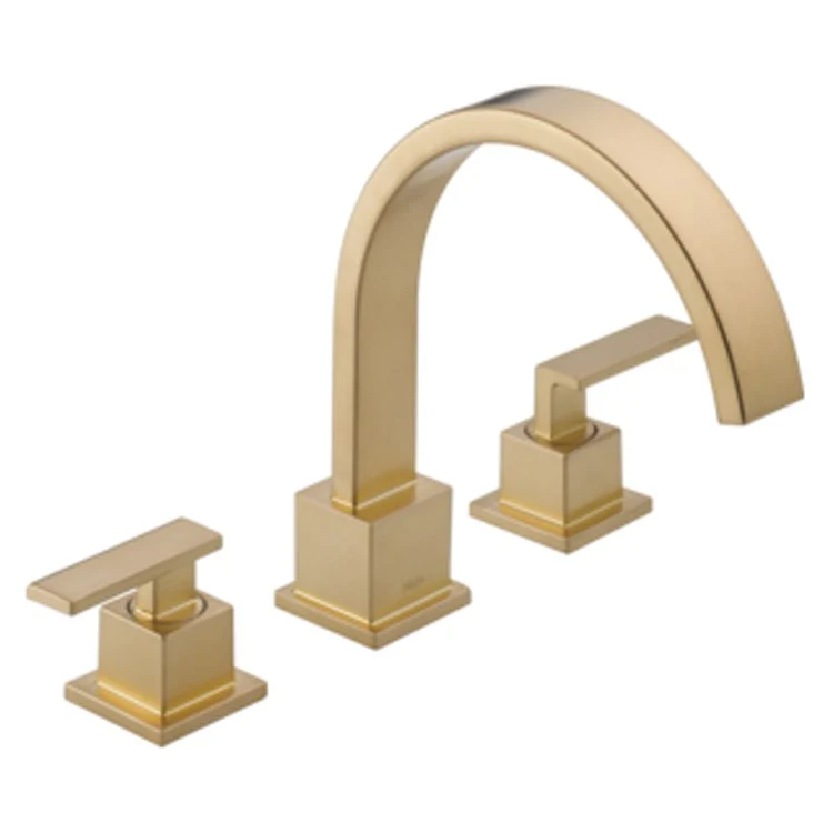 Vero Two Handle 3-Hole Roman Tub Faucet - Frankwebs