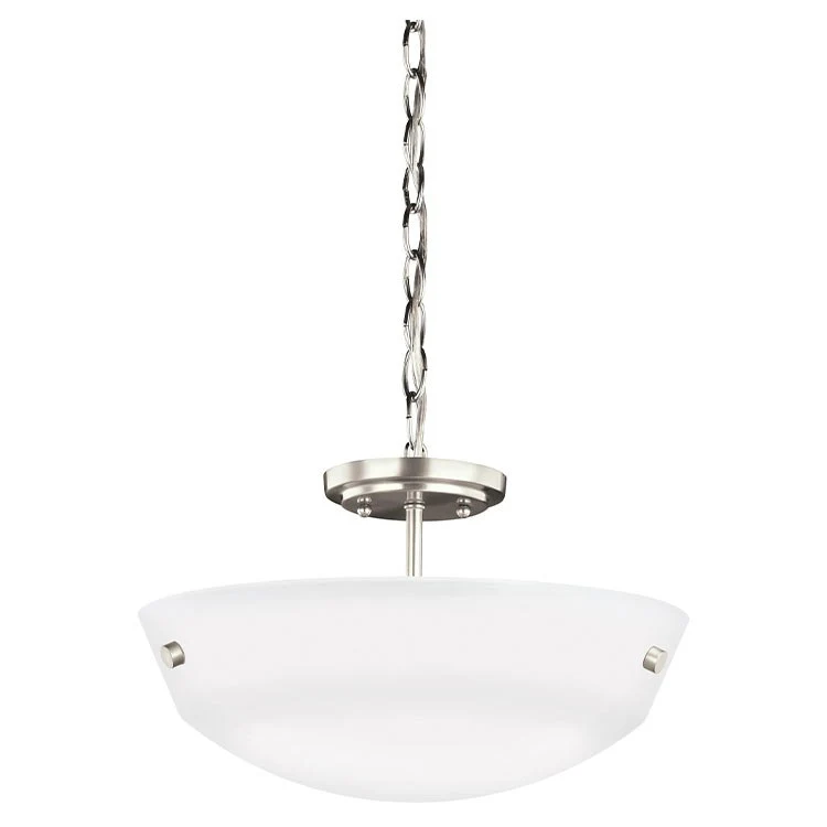 Kerrville Two-Light LED Convertible Semi-Flush Mount Ceiling Fixture/Pendant - Frankwebs