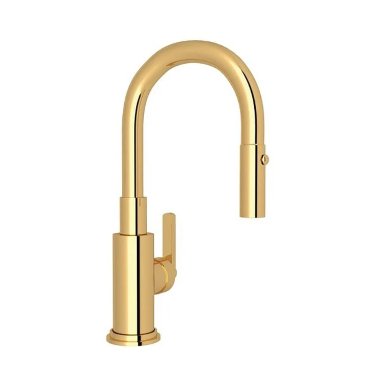 Bar Faucet Lombardia 1 Lever Unlacquered Brass 1.8 Gallons per Minute - Frankwebs