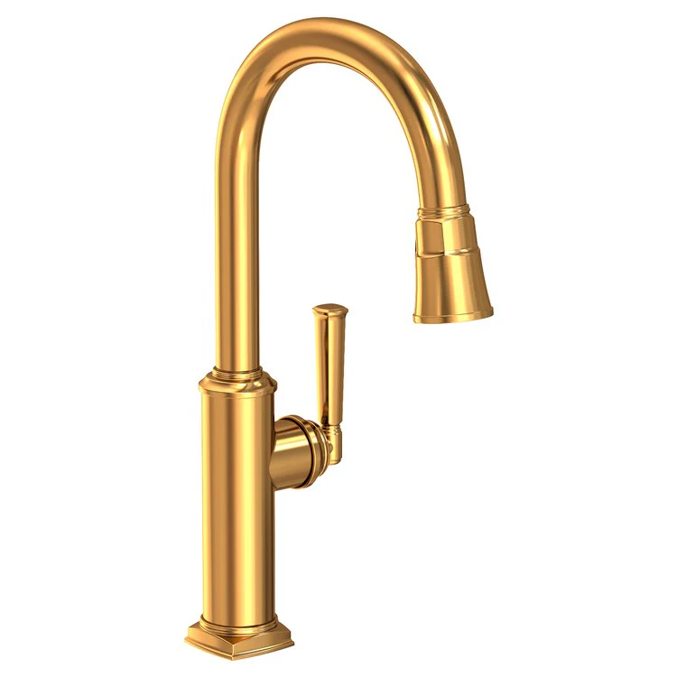 Kitchen Faucet Zemora 1 Lever ADA Antique Nickel Pull Down Spout Height 10-4/9 Inch 1.8 Gallons per Minute - Frankwebs