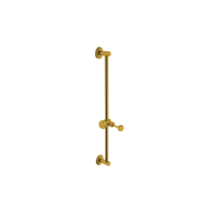 Slide Bar Tub and Shower Handshower 27 Inch Polished Gold PVD Brass Wall - Frankwebs