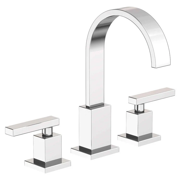 Secant Two Handle Widespread Bathroom Faucet with Drain - Frankwebs