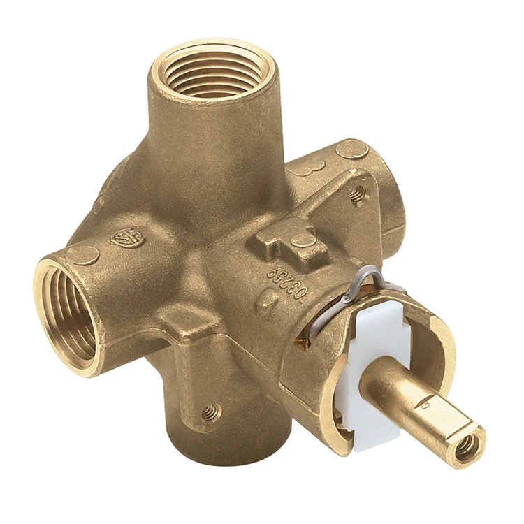 Rough-In Valve M-Pact 4 Port Pressure Balancing Bulk Pack 1/2 Inch IPS 15-1/8 Inch - Frankwebs