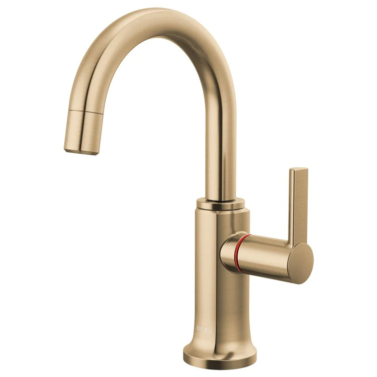 Hot Water Dispenser Kintsu Instant Faucet 1 Lever ADA Arc 360 DEG Swivel Lumicoat Black Onyx - Frankwebs