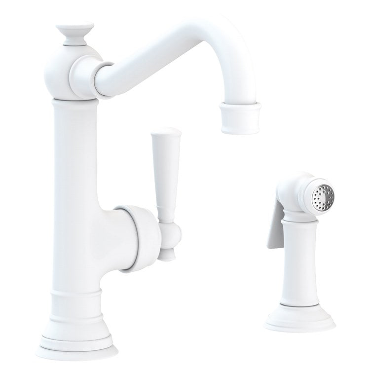 Jacobean Single Handle Kitchen Faucet with Side Sprayer - Frankwebs