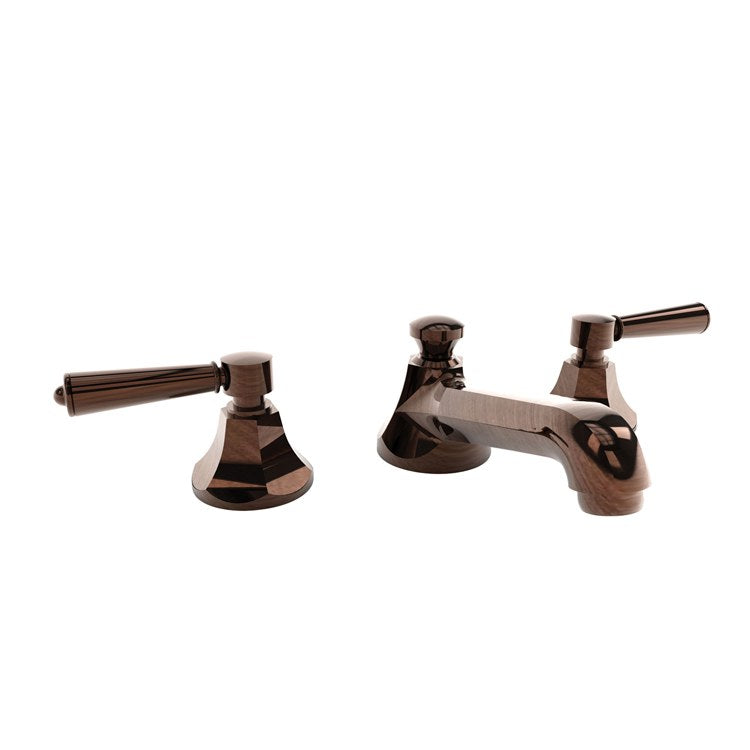 Lavatory Faucet Metropole Widespread 8 to 20 Inch Spread 2 Lever ADA Flat Black 1.2 Gallons per Minute Brass Spout Height 1-7/16 Inch - Frankwebs