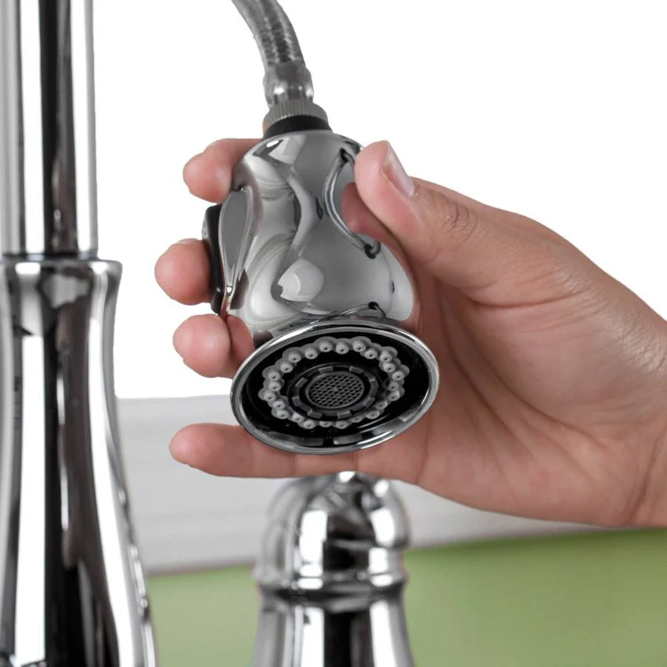 Leland Single Handle Pull Down Kitchen Faucet - Frankwebs