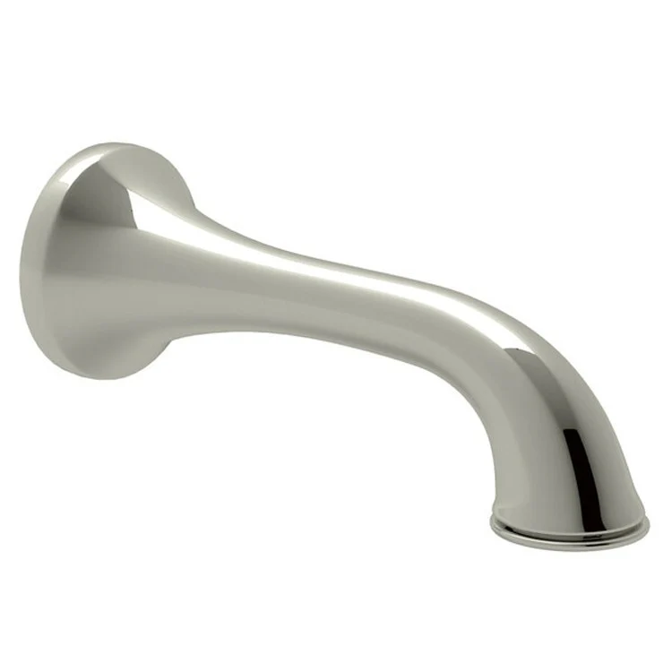 Tub Spout Polished Chrome 7 Inch 6.0 Gallons per Minute Brass Wall Mount - Frankwebs
