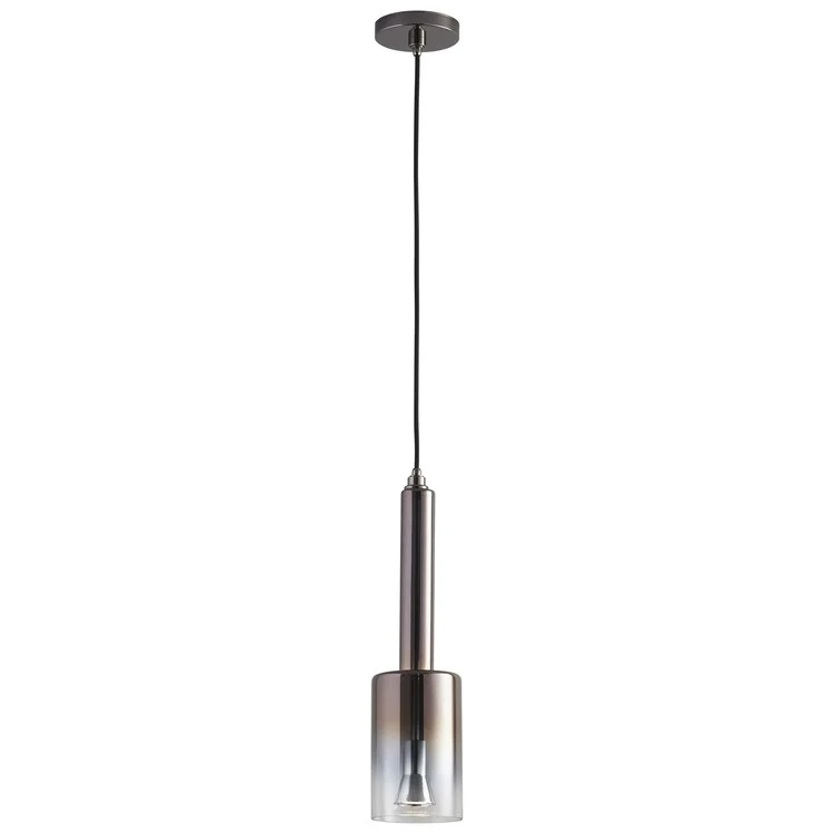 Spindle Single-Light LED Mini Pendant with Coffee Ombre Glass Shade - Frankwebs