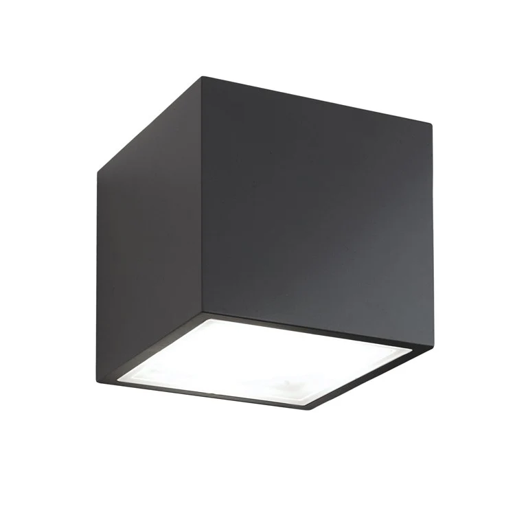 Bloc Single-Light LED Outdoor Flush Mount Ceiling Fixture 4000K - Frankwebs