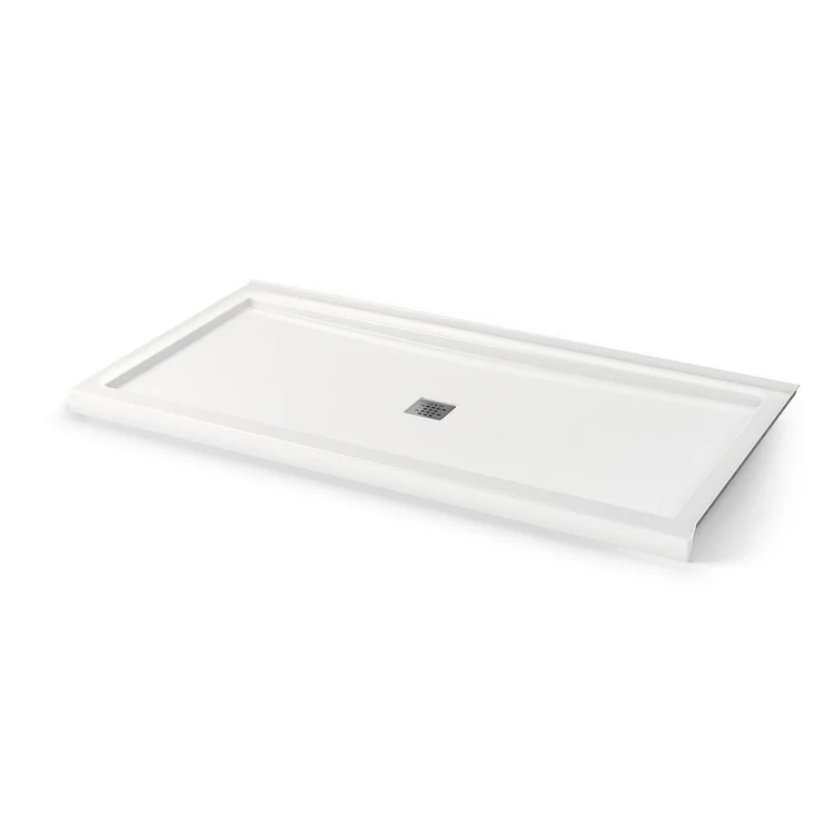 Shower Base B3 Corner Right Square Drain White 72 x 36 Inch Acrylic - Frankwebs