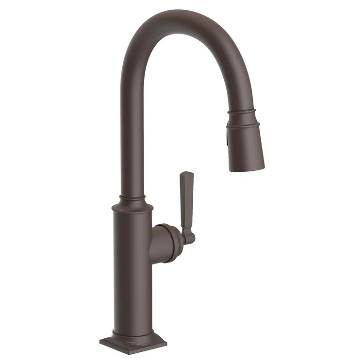 Kitchen Faucet Adams 1 Lever ADA Flat Black Pull Down Spout Height 10-1/2 Inch 1.8 Gallons per Minute - Frankwebs
