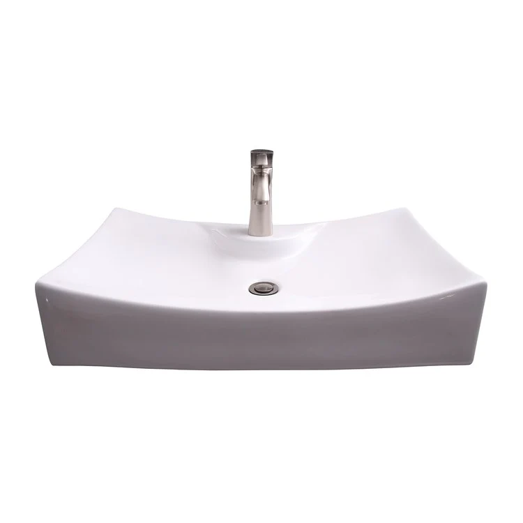 Lavatory Sink Chalmers Wall Hung 26 Inch Rectangle White - Frankwebs