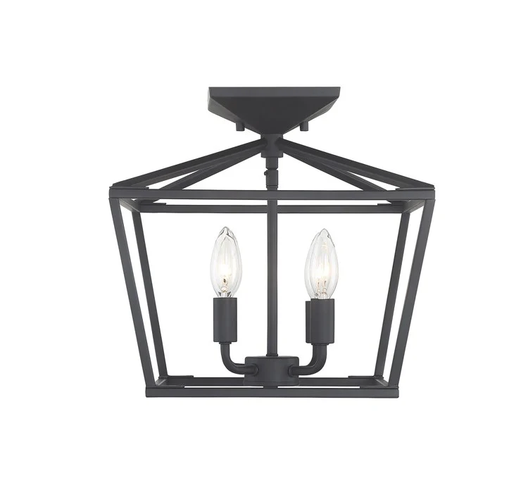 Townsend Four-Light Semi-Flush Mount Ceiling Fixture - Frankwebs
