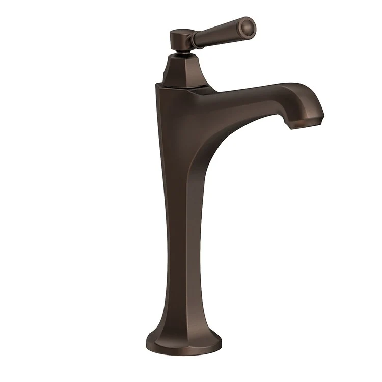 Vessel Faucet Metropole 1 Lever ADA Satin Brass PVD 1.2 Gallons per Minute Faucet Height 11 Inch - Frankwebs