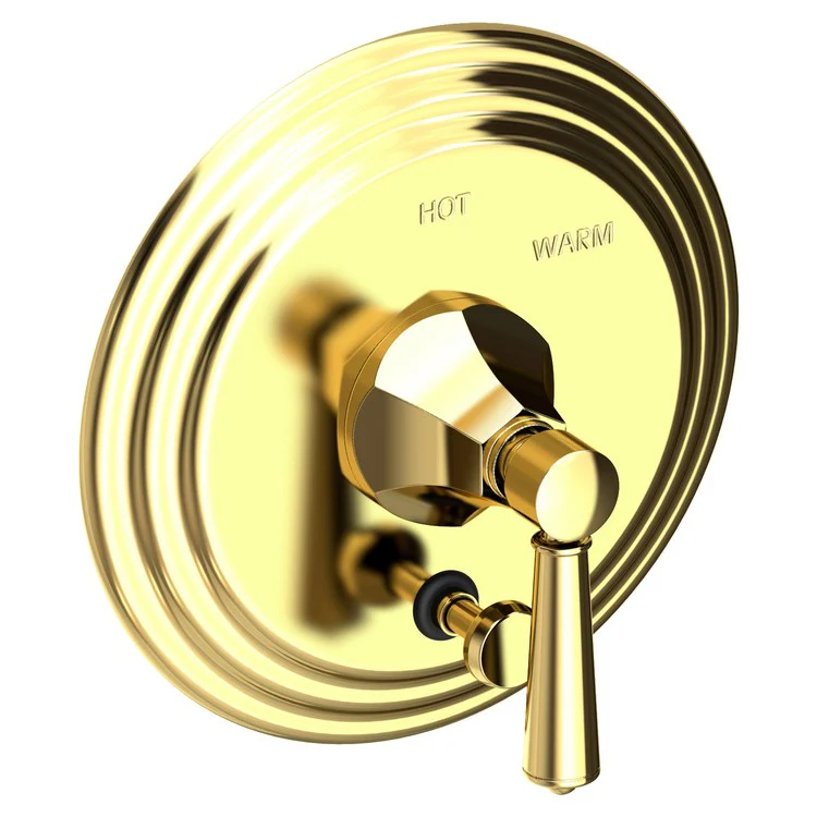 Metropole Pressure Balance Tub/Shower Valve Trim Only with Lever Handle - Midnight Chrome - Frankwebs