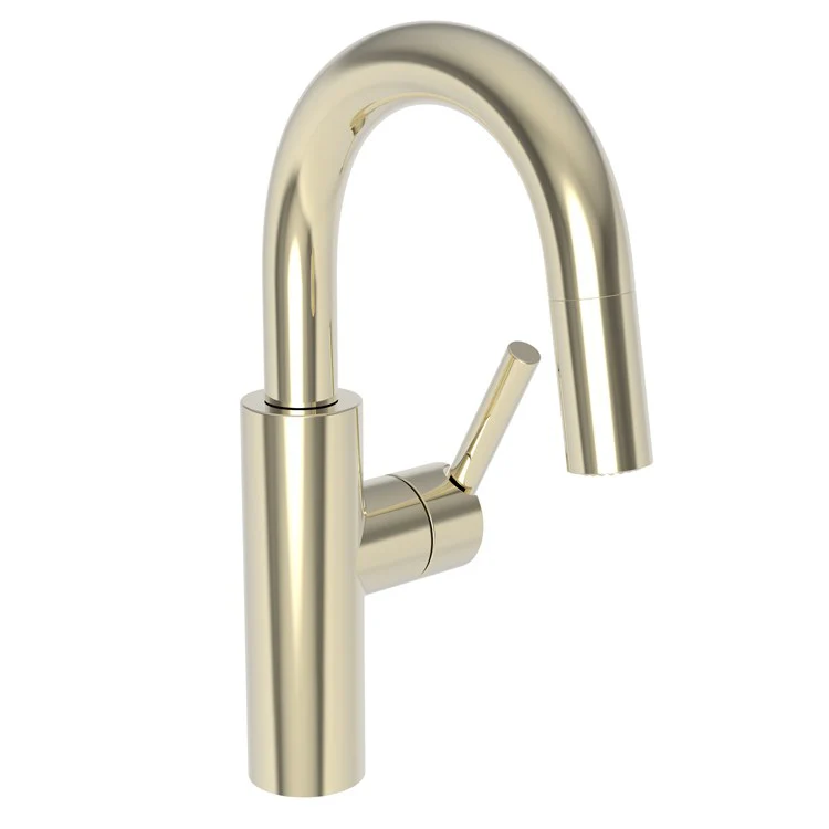 East Linear Single Handle Pull Down Bar/Prep Faucet - Antique Nickel - Frankwebs