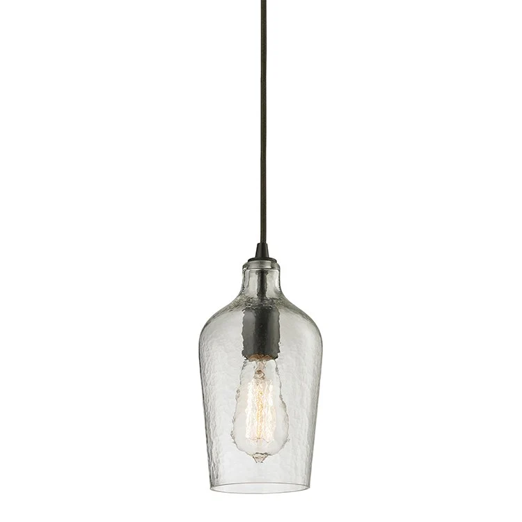 Hammered Glass Single-Light Pendant - Frankwebs
