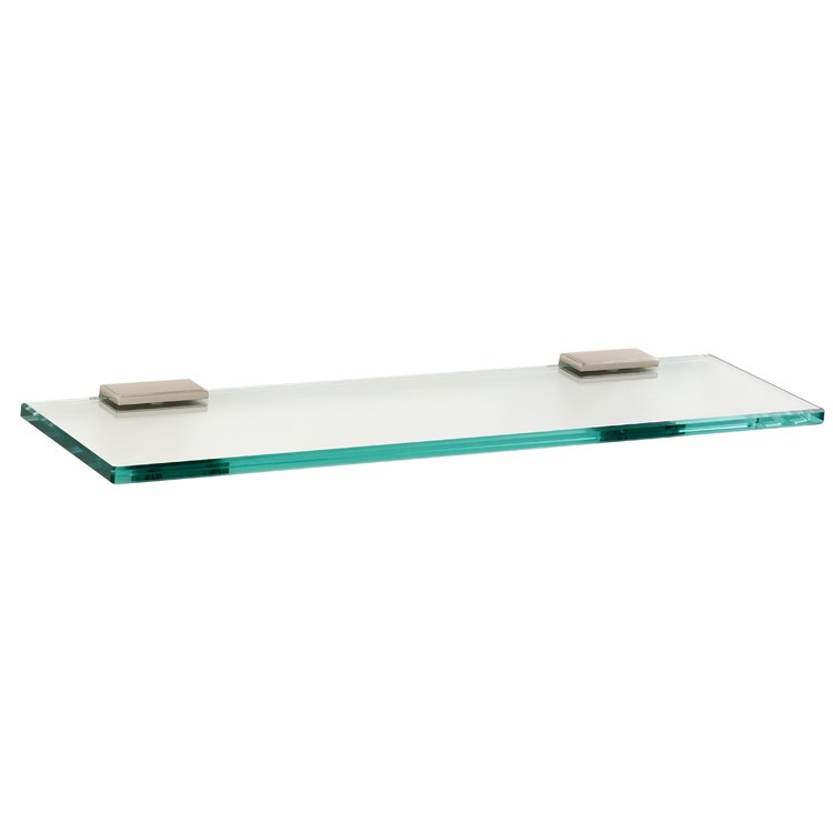 Shelf Arch Bath with Brackets Unlacquered Brass 24 Inch Brass/Glass - Frankwebs