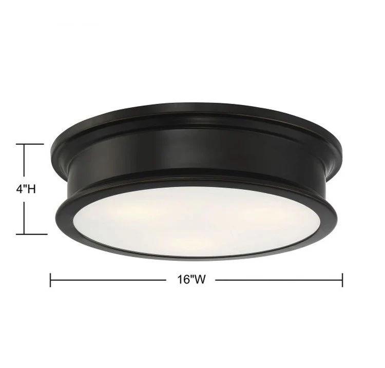 Watkins Three-Light Flush Mount Ceiling Fixture - Frankwebs