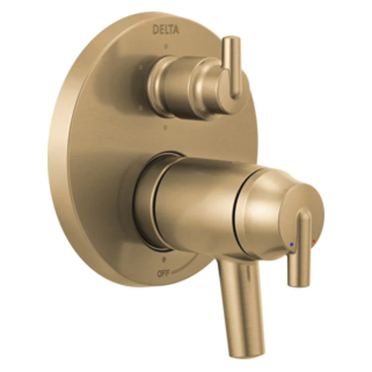 Contemporary TempAssure 17T Thermostatic Valve Trim with Six-Function Diverter - Frankwebs