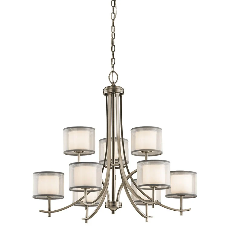 Tallie Nine-Light Two-Tier Chandelier - Frankwebs