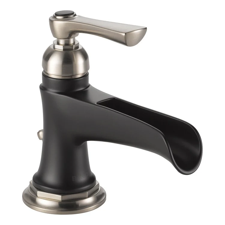 Rook Single Handle Channel Spout Bathroom Faucet with Pop-Up Drain - Frankwebs