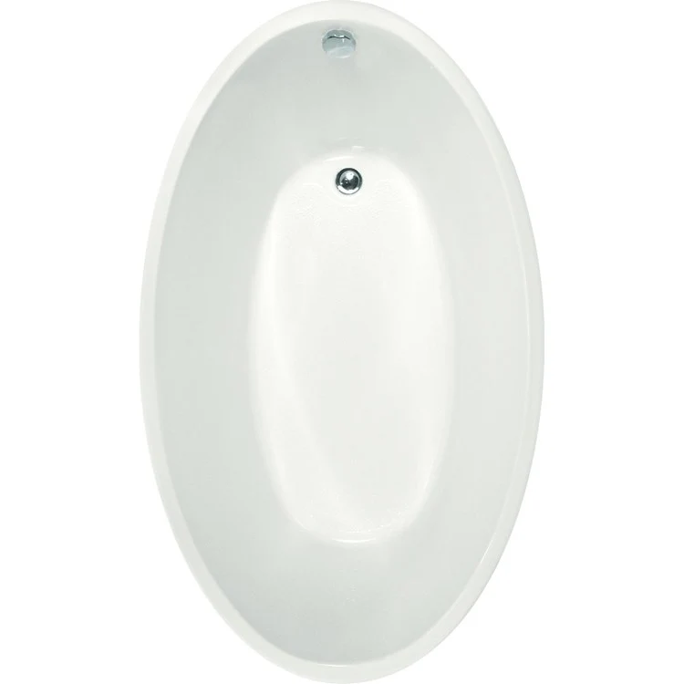 Soaking Tub Designer Collection Carli 72 x 40 Inch Drop-In Tub Only End Biscuit Acrylic - Frankwebs