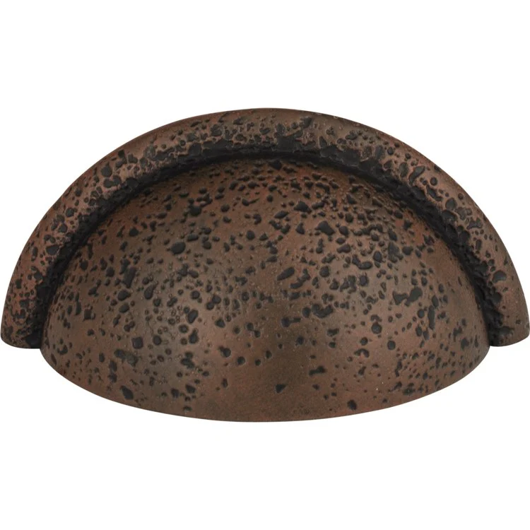 Drawer Pull Atlas Olde World Cup Aged Bronze Zinc Alloy 3 Inch 3-3/4 x 1-3/4 Inch - Frankwebs