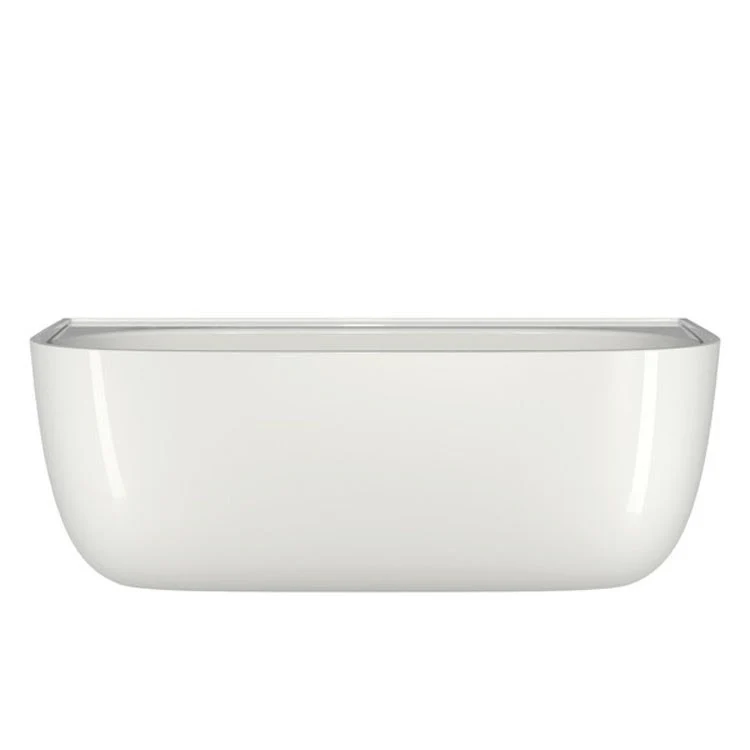 Freestanding Tub Eldon 69 x 34 Inch Overflow Center Drain Standard White Gloss Rectangular - Frankwebs