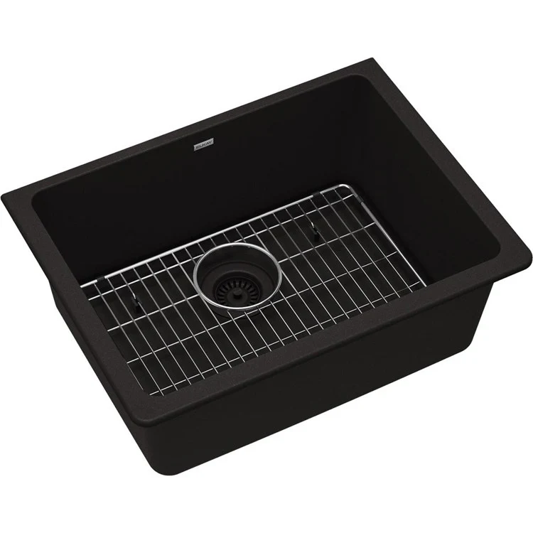Sink Kit Quartz Classic 24.625 x 18.5 Inch Single Bowl White Bottom Grid Drain Cleaning Kit - Frankwebs