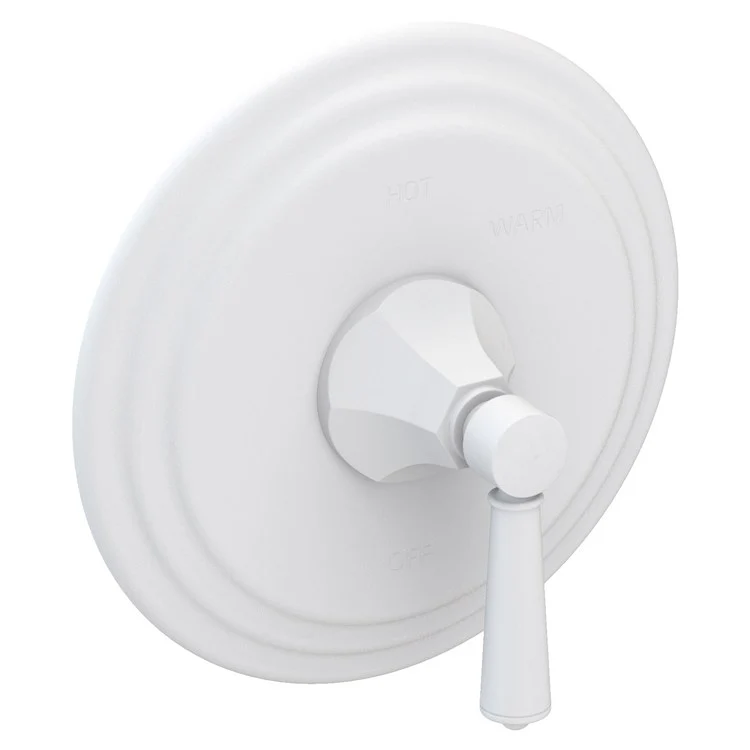 Pressure Balance Valve Trim Metropole Round 1 Lever Aged Brass ADA Depth 3-3/7 Inch - Frankwebs