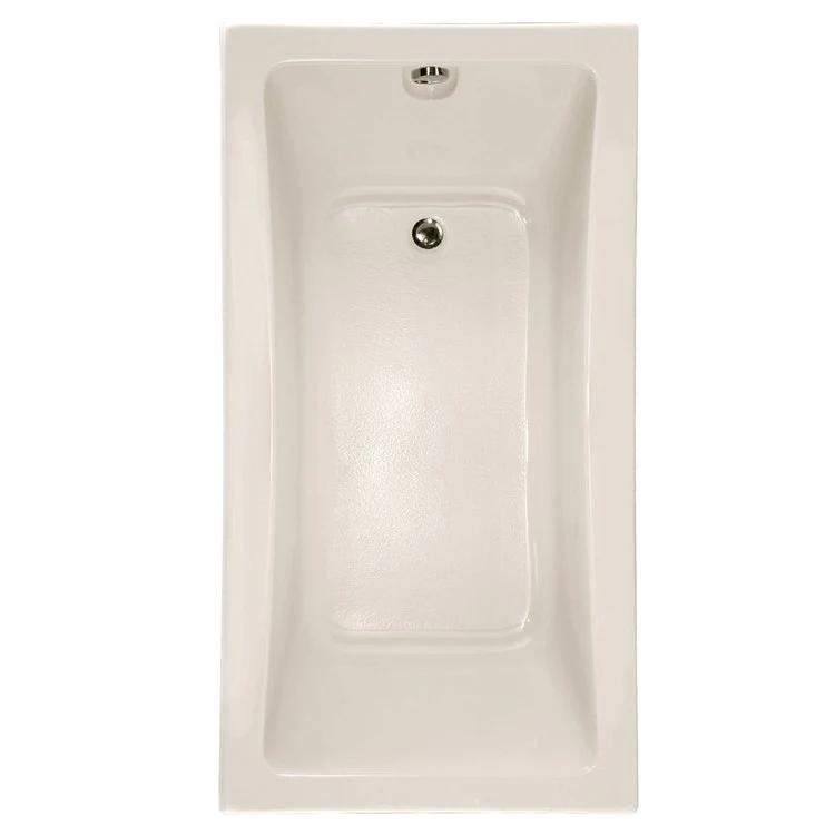 Soaking Tub Designer Collection Rosemarie 60 x 32 Inch Drop-In Tub Only End Biscuit Acrylic - Frankwebs