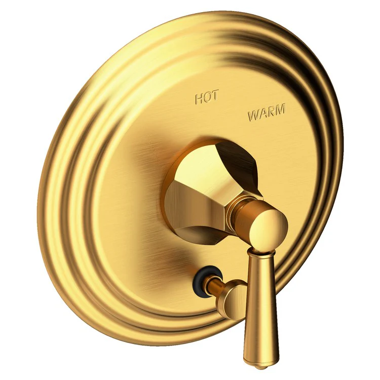 Metropole Pressure Balance Tub/Shower Valve Trim Only with Lever Handle - Midnight Chrome - Frankwebs