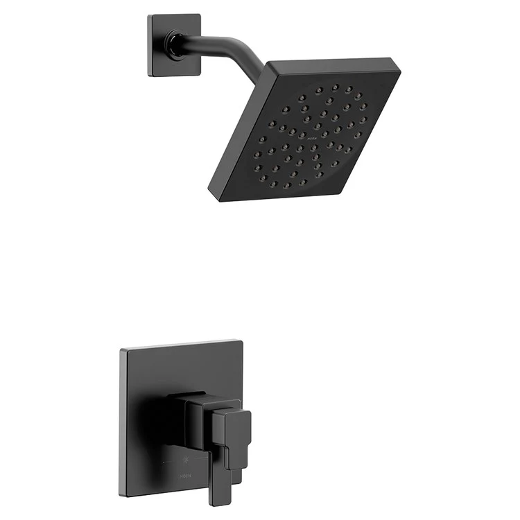 Shower Trim 90 Degree M-Core 2-Series Matte Black 1.75 Gallons per Minute - Frankwebs