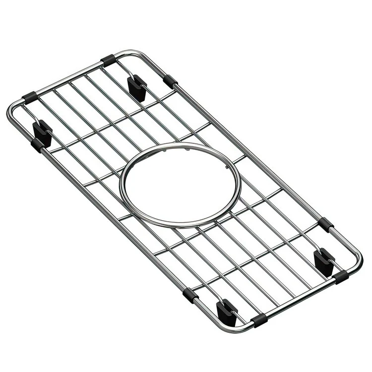 Sink Grid Crosstown Bottom Grid 6.5 x 14.5 Inch Polished Stainless Steel - Frankwebs