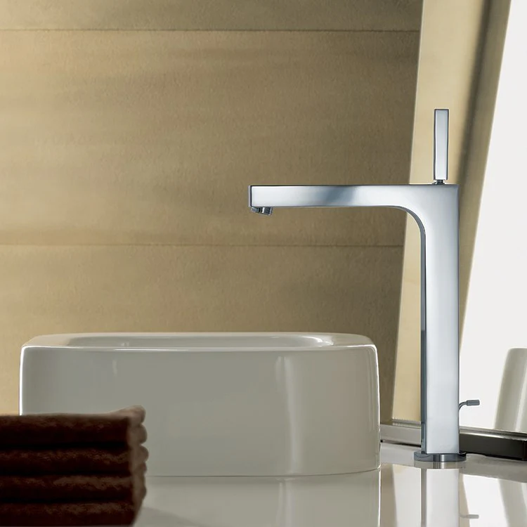 AXOR Citterio Single Handle Single Hole Vessel Sink Faucet with Pop-Up Drain - Frankwebs