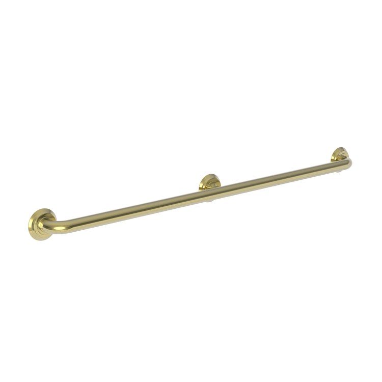 Grab Bar Aylesbury 42 Inch 3 Post Round Plate Venetian Bronze ADA Wall Mount Brass - Frankwebs