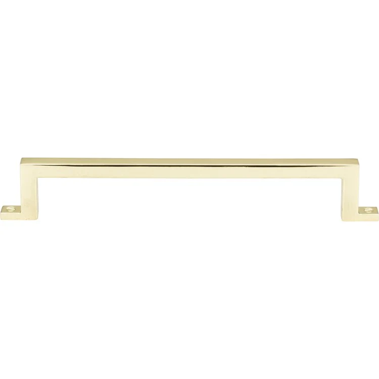 Drawer Pull Atlas Campaign Bar Polished Brass Zinc Alloy 6-5/16 Inch - Frankwebs