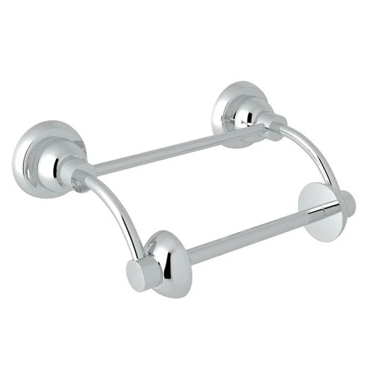 Toilet Paper Holder Holborn Pivot Bar Satin Nickel Brass 6.25 Inch 4 Inch Wall Mount - Frankwebs