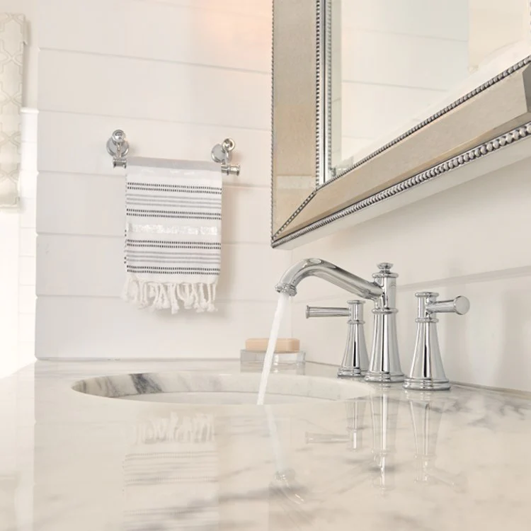 Belfield Two Handle High-Arc Widespread Bathroom Faucet with Drain - Frankwebs