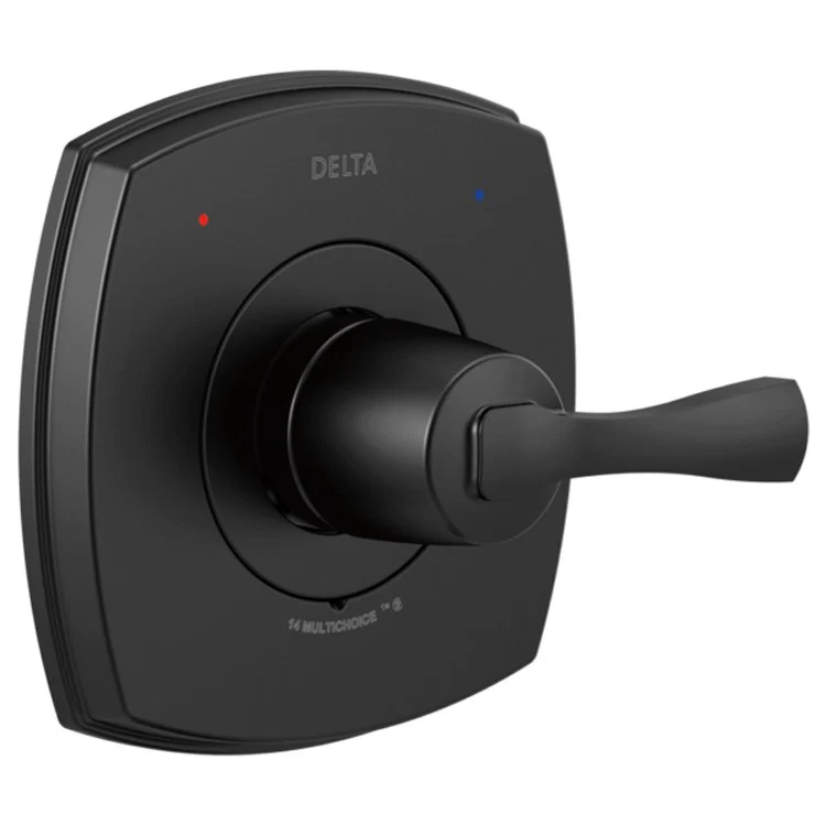 Valve Trim Stryke 14 1 Lever Matte Black ADA for R11000 Rough-In - Frankwebs