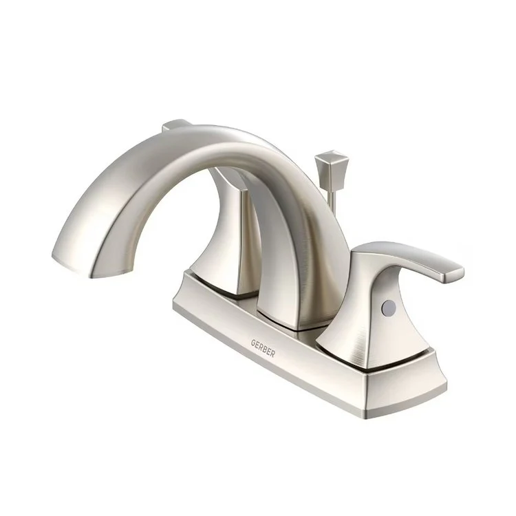 Lavatory Faucet Vaughn Centerset 4 Inch Spread 2 Lever ADA Chrome 1.2 Gallons per Minute - Frankwebs