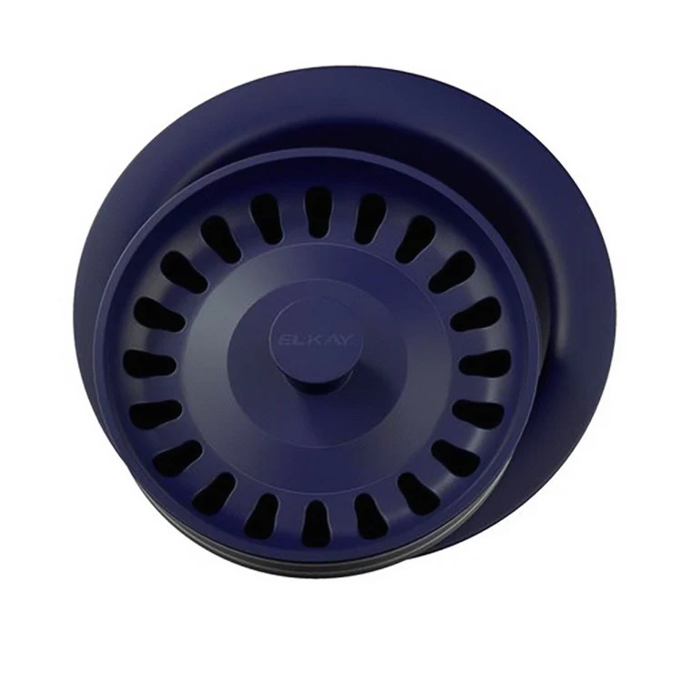 Disposal Flange with Removable Basket Strainer and Rubber Stopper Charcoal 3-1/2 Inch Polymer for Sinks with 3-1/2