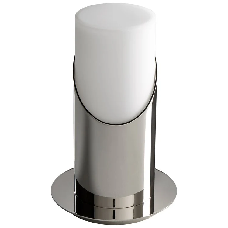 Ellipse Single-Light Large Flush Mount Ceiling Fixture with Glass Shade - Black - Frankwebs